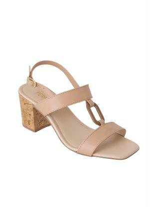 Sand�lia (Nude) em Sint�tico