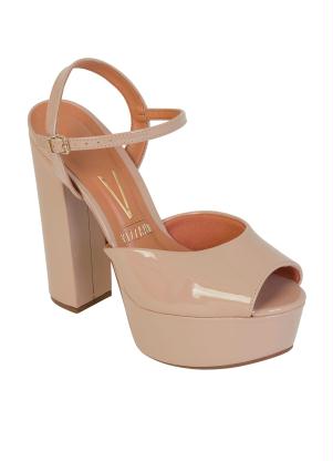 Sand�lia Vizzano (Bege) em Verniz