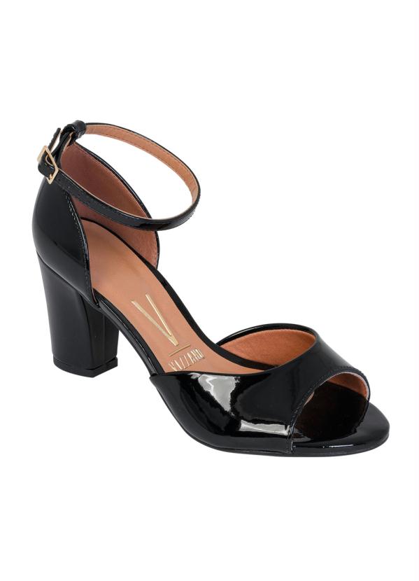 Sand�lia Vizzano (Preta) com Fivela