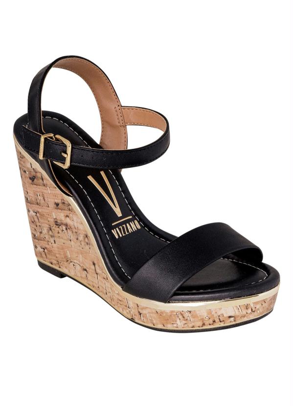 Sandália Vizzano (Preta) em Sintético Sandália Vizzano (Preta) em Sintético