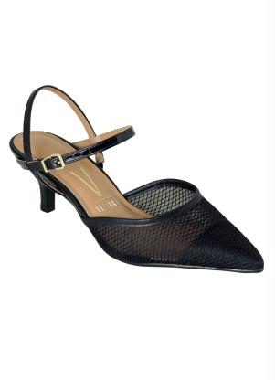 Sand�lia Vizzano (Preto) em Tela de Nylon