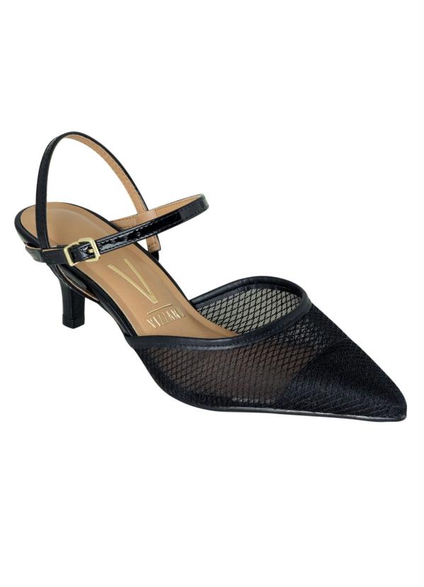 Sand�lia Vizzano (Preto) em Tela de Nylon