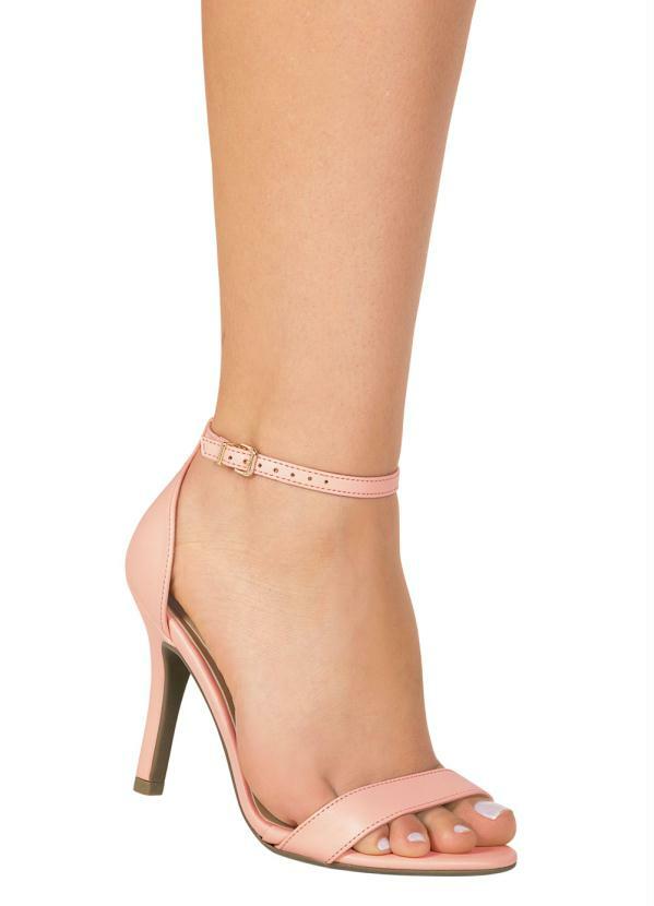 Sandalia Salto Vizzano Rosa/jeans/amarelo