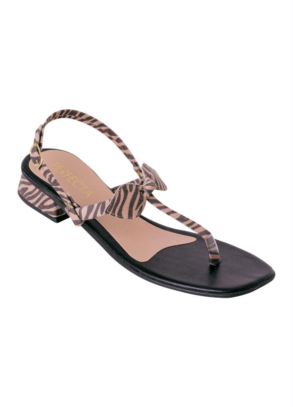 Sandália (Zebra) em Camurça Sandália (Zebra) em Camurça