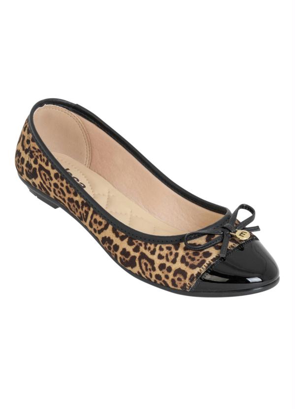 Sapatilha Moleca (On�a) com La�o