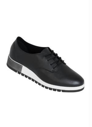 Sapato Beira Rio (Preta) com Solado Tratorado Sapato Beira Rio (Preta) com Solado Tratorado