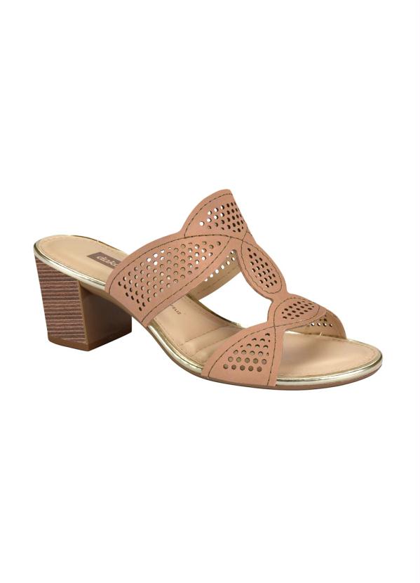 Tamanco Dakota (Nude) com Perfuros Tamanco Dakota (Nude) com Perfuros