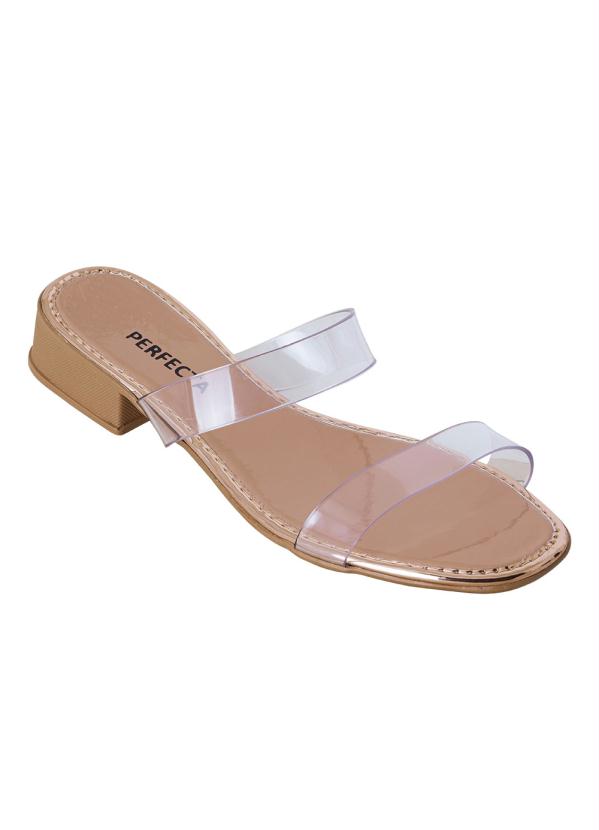 Tamanco (Transparente) em Verniz