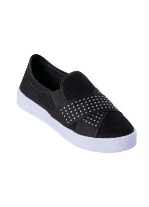 T�nis (Preto) com Strass