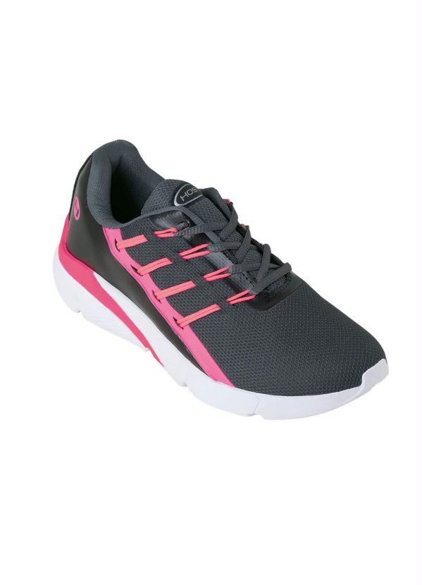 T�nis (Grafite com Pink) em Nylon