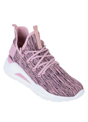 Tênis (Rosê) em Tecido com Sintético Tênis (Rosê) em Tecido com Sintético