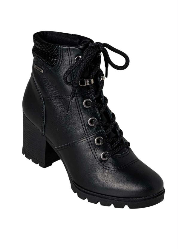 Bota Dakota (Preta) em Couro