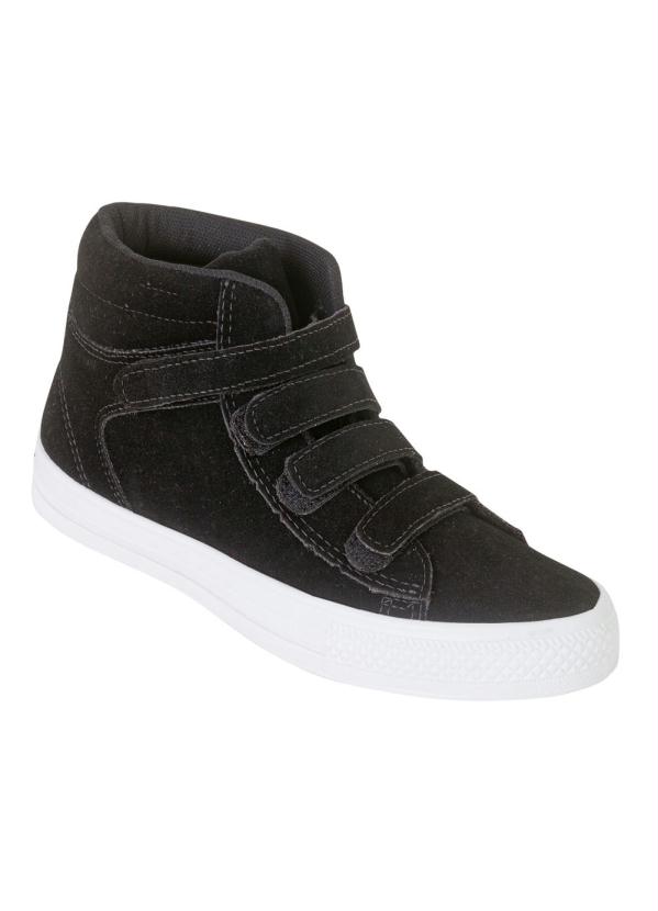 tenis preto feminino com velcro