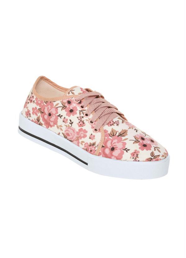 tenis floral feminino