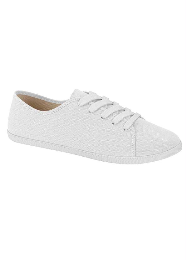 T�nis Moleca (Branco) em Tecido