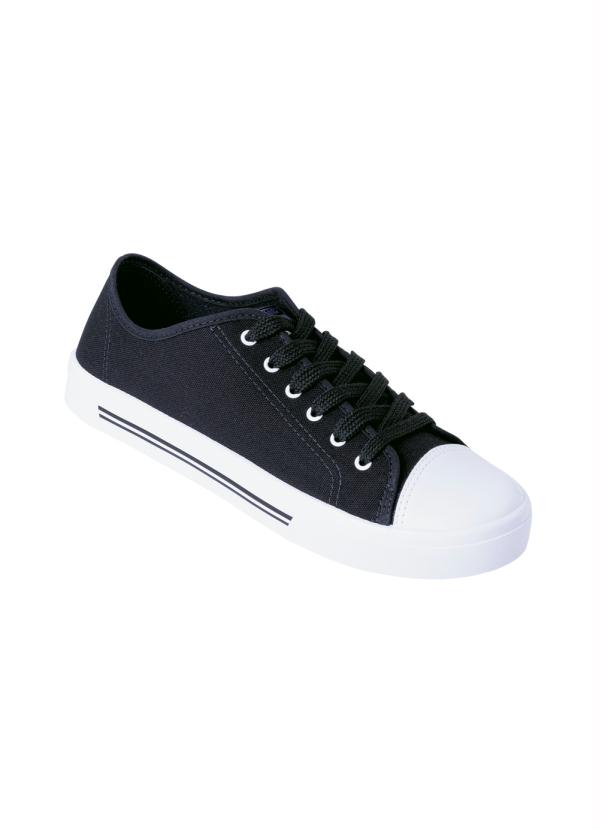 T�nis Moleca (Preto) em Lona