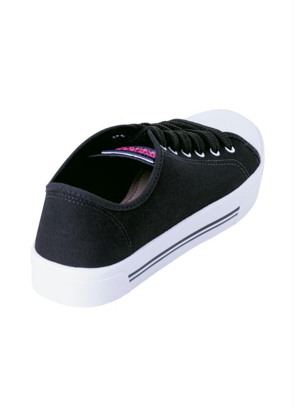 Tênis Casual Moleca Feminino - Preto