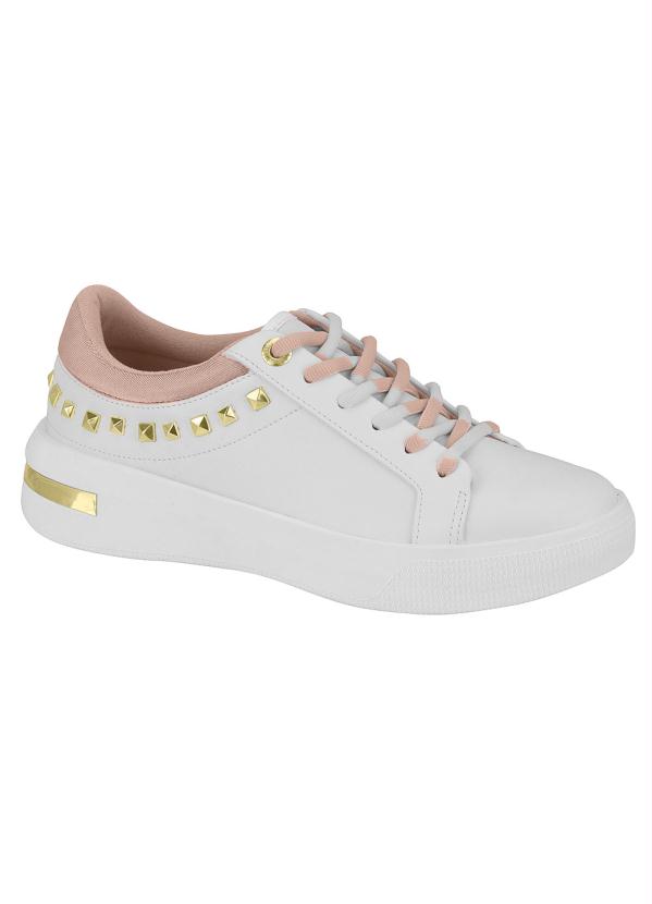 T�nis Vizzano (Branco) com Detalhes Dourados