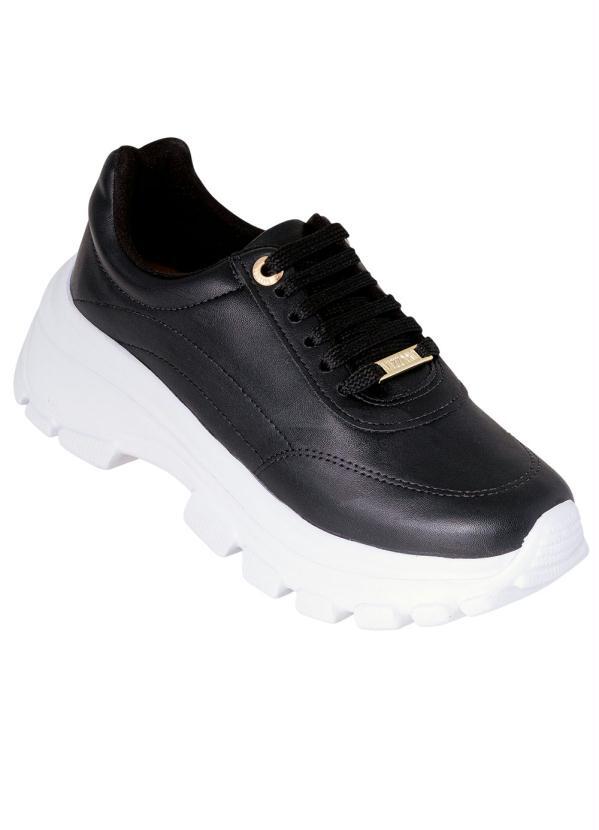 T�nis Vizzano (Preto) com Solado Elevado