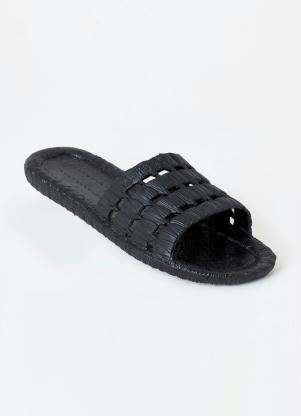 Chinelo Masculino (Preto) com Detalhe Vazado Chinelo Masculino (Preto) com Detalhe Vazado