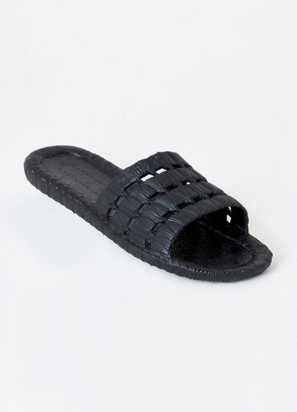 Chinelo Masculino (Preto) com Detalhe Vazado Chinelo Masculino (Preto) com Detalhe Vazado