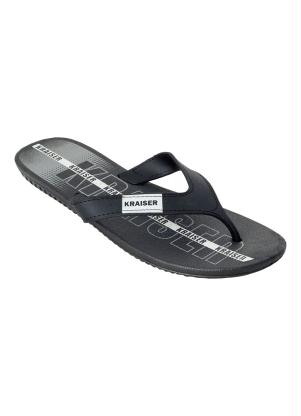 Chinelo Masculino (Preto e Branco) em Sint�tico