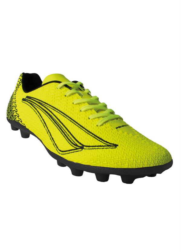 Chuteira Campo Penalty Bravo (Amarelo)