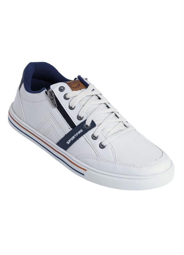 Sapatênis (Gelo) em Sintético com Zíper Sapatênis (Gelo) em Sintético com Zíper