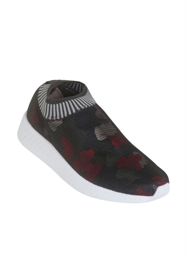 T�nis com El�stico (Camuflado e Preto)