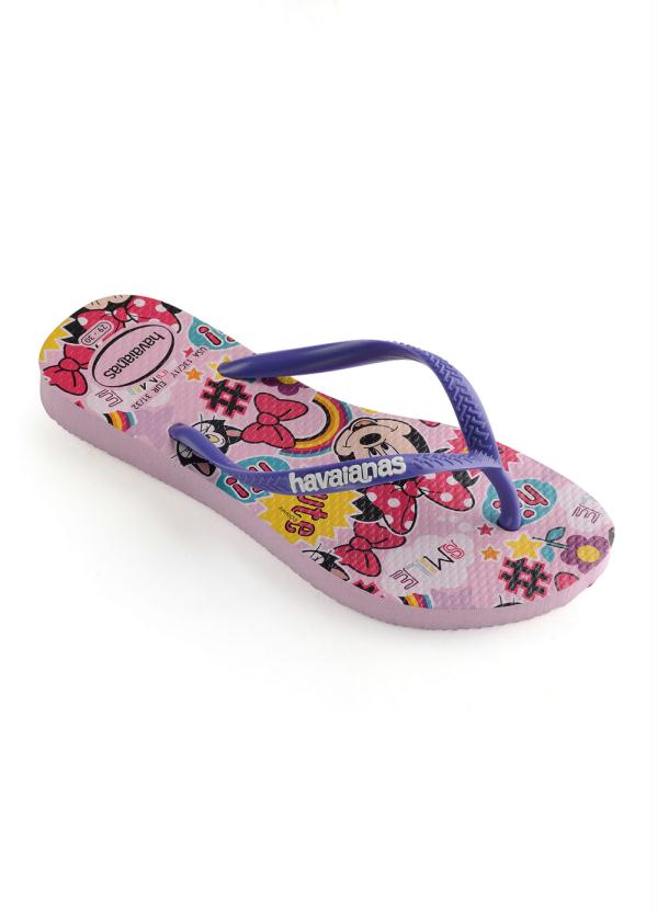 Chinelo Infantil Havaianas Disney Cool (Rosa) Chinelo Infantil Havaianas Disney Cool (Rosa)