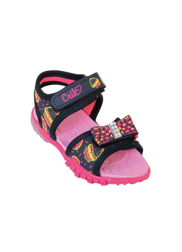 Sandália Infantil (Preta) com Velcro Sandália Infantil (Preta) com Velcro