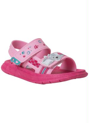 Sand�lia Infantil (Rosa) com Velcro