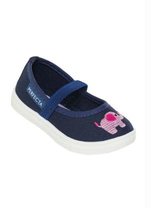 Sapatilha (Marinho) com Bordado Elefante