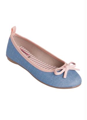 Sapatilha Molekinha (Jeans) com La�o