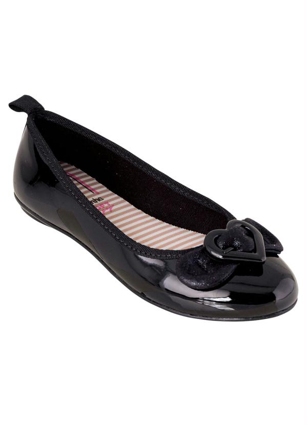 Sapatilha Molekinha (Preta) com La�o