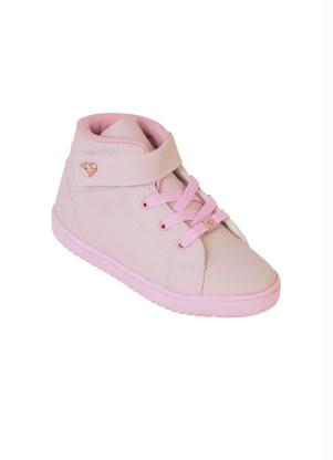 T�nis Infantil Cano M�dio (Rosa) com Velcro