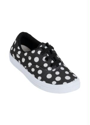 Tênis Infantil (Poá) em Tecido Estampado Tênis Infantil (Poá) em Tecido Estampado