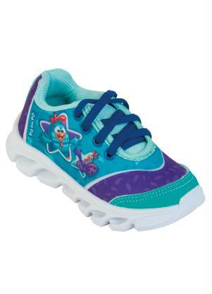 T�nis Infantil (Verde �gua) Galinha Pintadinha