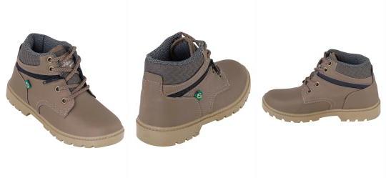 Bota Infantil Bege com Cano M�dio