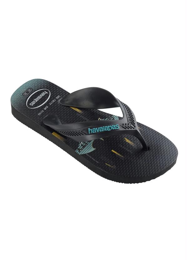 Chinelo Havaianas Kids Max Her�is (Preto)