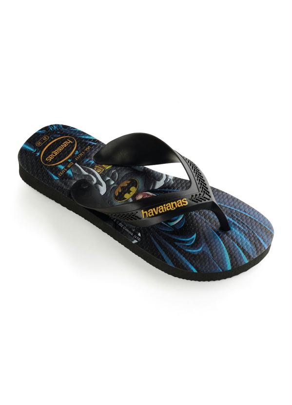 Chinelo Infantil Havaianas Kids Max Her�is (Preta)