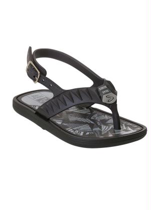 Chinelo Infantil (Preto) com Fechamento em Fivela