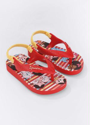 Chinelo Ipanema Turma da Mônica (Vermelho) Chinelo Ipanema Turma da Mônica (Vermelho)