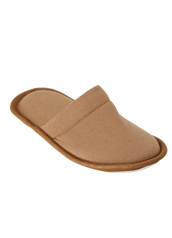Chinelo de Pano (Chocolate) em Tecido