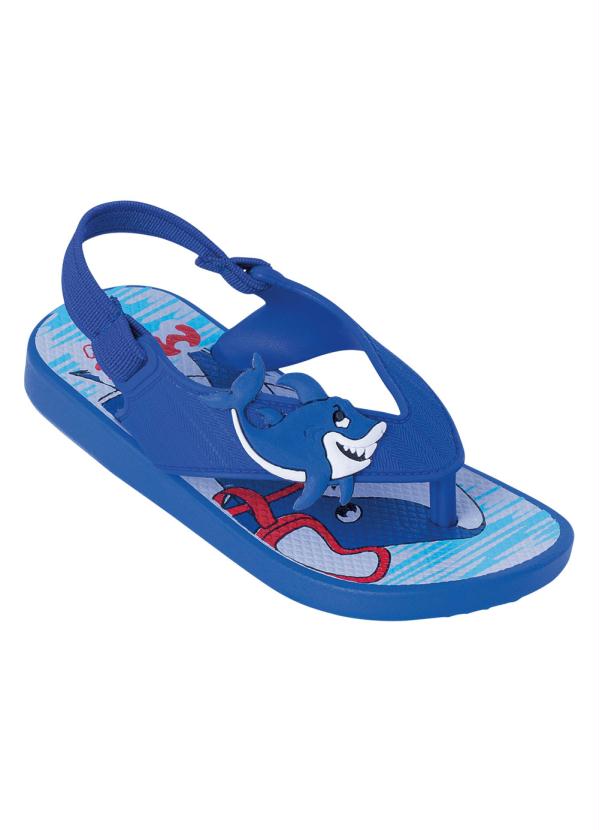 Chinelo Infantil (Azul) com Adere�o