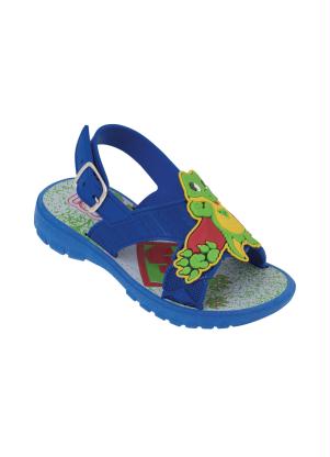 Sand�lia Infantil (Azul) com Adere�o