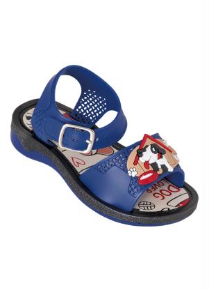 Sandália Infantil (Azul) com Palmilha Estampada Sandália Infantil (Azul) com Palmilha Estampada