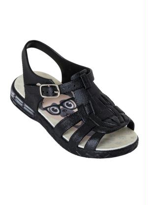 Sand�lia Infantil (Preta) com Luzinha