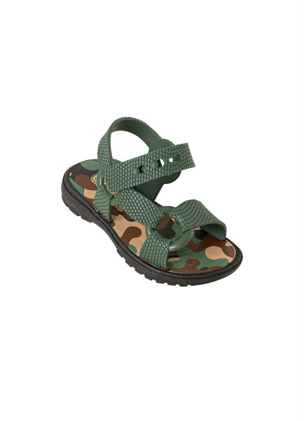 Sandália Infantil (Verde) com Sola Estampada Sandália Infantil (Verde) com Sola Estampada