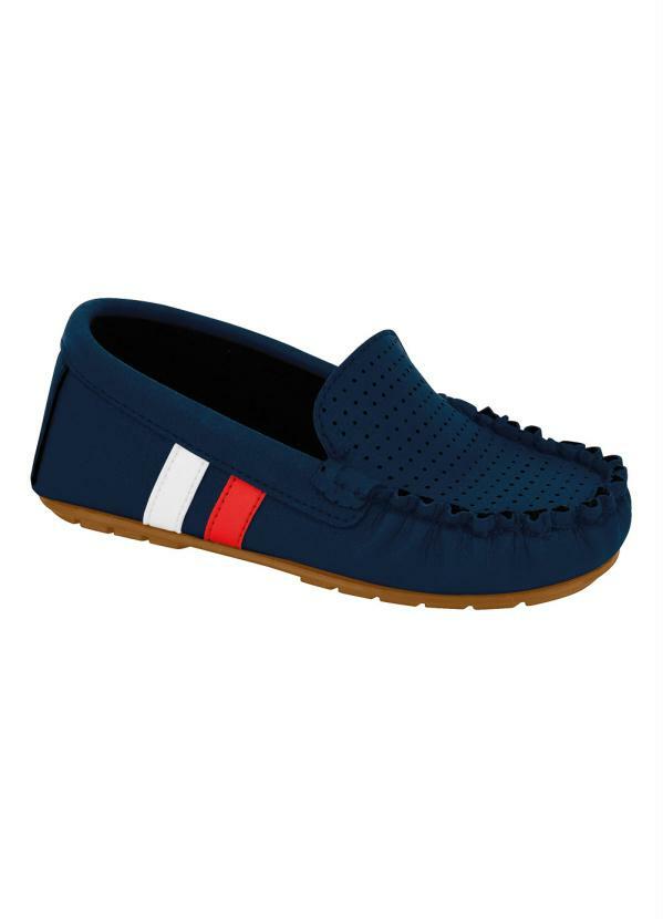 Sapato Molekinho Marinho com Perfuros - Multimarcas